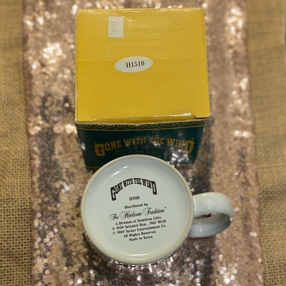 Vintage Hamilton Gifts “Gone With The Wind” Rhett Butler Coffee Mug NWT - Picture 9 of 13